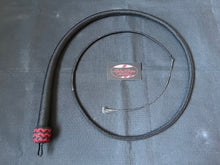 Load image into Gallery viewer, 4ft, 32 plait, Snake Whip, Black with Red Details, One of a kind