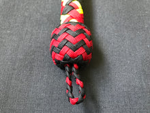 Load image into Gallery viewer, 10ft, 16 plait, Traditional Series Nylon Bullwhip, Coral Snake Pattern.