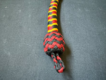 Load image into Gallery viewer, 3ft, 12 plait, Junior Series Snake Whip, Coral Snake Pattern