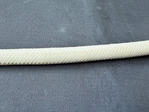 4ft, 16 plait, Snake Whip, White, Glow in the Dark