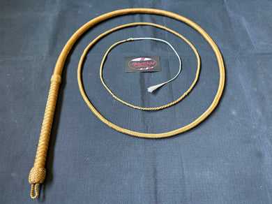 7ft, 16 plait, Bullwhip, Golden Tan