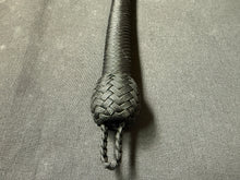Load image into Gallery viewer, 4ft, 16 plait, Foundation Series Nylon Snake Whip, Black