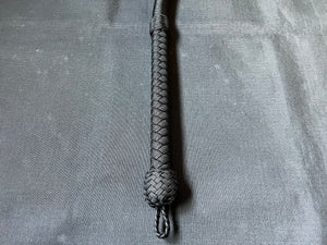 6ft, 16 plait, Traditional Series Nylon Bullwhip, Black