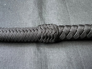 6ft, 16 plait, Traditional Series Nylon Bullwhip, Black