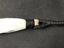 Load image into Gallery viewer, 2ft, 16 plait, Galley Whip, Black with Red detail