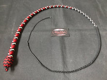 Load image into Gallery viewer, 3ft, 12 plait, Junior Series Snake Whip, Milk Snake Pattern