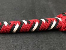 Load image into Gallery viewer, 3ft, 12 plait, Junior Series Snake Whip, Milk Snake Pattern
