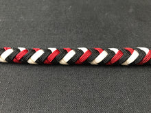 Load image into Gallery viewer, 3ft, 12 plait, Junior Series Snake Whip, Milk Snake Pattern