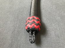 Load image into Gallery viewer, 3ft, 12 plait, Junior Series Snake Whip, Black with Red detail