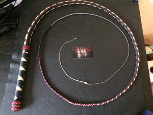 AlphaWhips 28 plait, Sport Series Nylon Paracord Bullwhip, 6 feet long. with Dyneema Fall