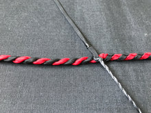 Load image into Gallery viewer, 10ft, 16 plait, Traditional Series Nylon Bullwhip, Coral Snake Pattern.