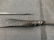 Load image into Gallery viewer, 3ft, 16 plait, Dragon Quirt, Black.